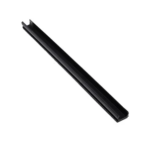 Черный ПВХ ПП Алюминиевый Профиль твердый уплотнительный блок материал 8 слотов крышка