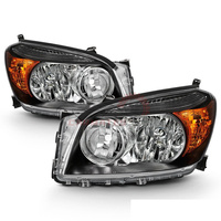Faros de Repuesto Para Toyota RAV4 2006 2007 2008 Lámparas en Negro TO2519106 8113042331