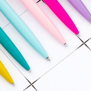 Stylo bille personnalisé en aluminium multicolore avec logo sur mesure pour cadeau promotionnel en gros - Product Image 4