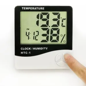 Higrómetro Digital para el hogar y la escuela, HTC-1, termómetro de temperatura