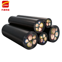 Cable Eléctrico Flexible de Goma Aislado con EPDM, EPPR, CPE, H07RN-F, YCW, YC, 450/750V, 2-5 Núcleos, 4mm, 6mm, 10mm, 16mm, 25mm