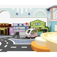 Aire de jeux pour enfants, espace de jeux pour enfants, parc d'attractions intérieur, machine de jeu, ensemble de jeux souples, aire de jeux intérieure