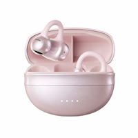 T9 Clip-on Open-Ear Kopfhörer mit 11mm-Treiber, 5.4 IPX5 Wasserdicht, LED-Batterieanzeige, 6 Std. Spielzeit, 30 Std. Gesamtlife