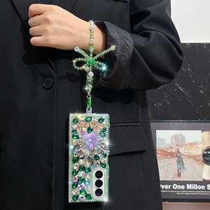 Custodia per telefono con schermo pieghevole a fiore di diamanti di lusso per Samsung Z Fold 7 6 5 spedizione gratuita Flip 7 accessori mobili - Product Image 3