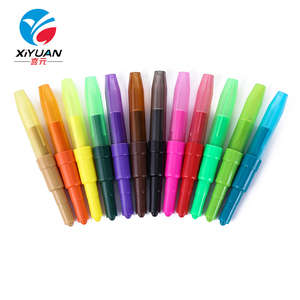 Punta de fieltro de dibujos animados para niños, rotulador de agua de plástico no tóxico, aerógrafo para acuarela, 12 Uds. - Product Image 6