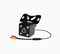 Cámara de Reversa LED con Luces, Cámara Trasera Universal de Alta Definición con Visión Nocturna CCD, Cámara para Auto