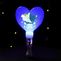 Bâton lumineux en plastique personnalisé sur le thème de la série thaïlandaise GMMTV, avec lumière LED clignotante en forme de cœur pour les concerts et les roadshows Kpop