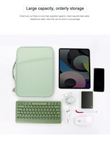 Muti-fonction Portable Zipper Hand Hold Nouveau Design Antichoc Tablet/ Pad/Tab Bag Sleeve Case Cover Pouch 10.8 11 12 13 Inch