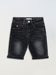 Shorts <span class=keywords><strong>en</strong></span> <span class=keywords><strong>jean</strong></span> d'été pour enfants <span class=keywords><strong>en</strong></span> gros, <span class=keywords><strong>Bermuda</strong></span> 5 poches pour garçons, pantalon bleu foncé pour enfants - Product Image 6