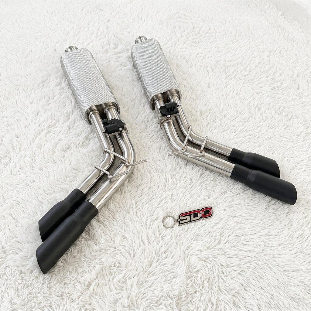 VantaFlow Stainless Steel Catback Exhaust Pipes for Mercedes Benz G500 G550 W463A W464 4.0T 2018-2026 with Valvetronic