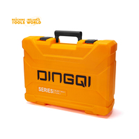 Ensemble d'outils électriques pour perceuse DINGQI de 28 pièces, kit d'outils électriques et manuels multifonctions avec boîte de rangement pour la réparation à domicile et le bricolage
