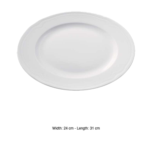 จานเสิร์ฟทรงรีเวนิส 31 × 24 ซม. Gural -6-Vn31Ky00 - Product Image 3