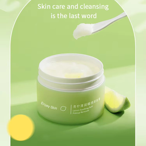 Hàn Quốc OEM bán buôn nhãn hiệu riêng chăm sóc da tự nhiên và làm sạch da mặt hương thơm trái cây chanh làm mịn mềm tạo nên Remover - Product Image 1