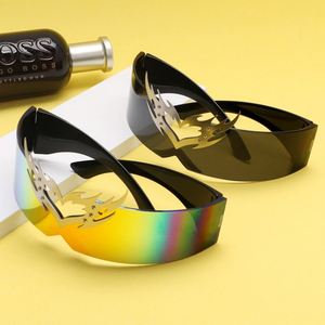 Gafas de Sol Deportivas Sin Montura con Protección UV400, Diseño Futurista, Marca Sense, Estilo Y2K, Corazón Punk, para Hombre y Mujer - Product Image 5