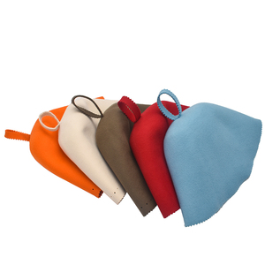 Chapeaux de sauna SPA Banya en feutre de laine naturelle 100% durable et de qualité supérieure, moulés en une seule pièce, pour hommes et femmes - Product Image 3