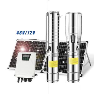 1.1kw 110V 114m 3 pulgadas DC bomba de agua de pozo profundo sumergible eléctrica para riego de uso familiar de alta eficiencia - Product Image 5