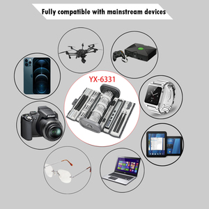 Nuevo Juego de Destornilladores Eléctricos de Precisión Magnéticos <span class=keywords><strong>YAXUN</strong></span> YX-6331, Juego de Herramientas Manuales Multiusos para Reparación de Teléfonos, Laptops y PC - Product Image 5