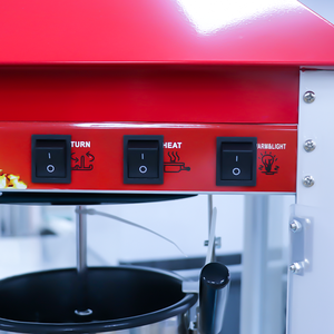 Máquina de Palomitas de Maíz Eléctrica Comercial HELAXEN de Acero Inoxidable 220V, Alta Productividad, Fácil de Usar, para el Hogar, Cocina, Carnaval, Cine - Product Image 4