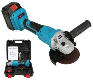 21V Cordless Li-Ion Electric Angle <b>Grinder</b> Battery Powered Wireless Brushless with Grinding Disc Wheel <b>Mini</b> Industrial/DIY - Product Image 1