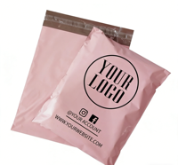 Sacs d'expédition en polyéthylène personnalisés avec logo, imperméables, autocollants, pour les marques de mode
