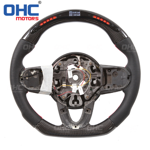 Volante de fondo plano de fibra de carbono, LED, para <span class=keywords><strong>mini</strong></span> <span class=keywords><strong>cooper</strong></span> f55 f56 f57 - Product Image 6