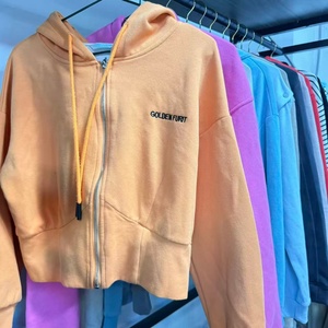 Felpa Corta con Cappuccio da Donna Stile Casual Invernale |   <span class=keywords><strong>Abbigliamento</strong></span> streetwear alla <span class=keywords><strong>moda</strong></span> |   Tutte le Taglie |   <span class=keywords><strong>Abbigliamento</strong></span> di Seconda Mano - Product Image 4