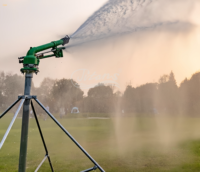 Arroseur de pistolet de pluie grand réglable Titans avec trépied pour l'irrigation agricole de ferme et la fonction d'arrosage rotatif