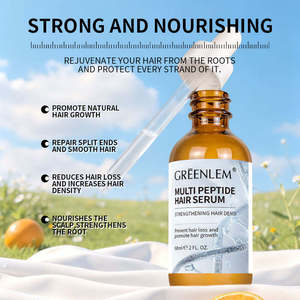Aceite Capilar Orgánico con Péptidos 60ml, Vegano, Uso Diario, Tratamiento Anticaspa, Crecimiento y Grosor del Cabello Dañado, Fragancia Natural, Aceite de Argán - Product Image 4