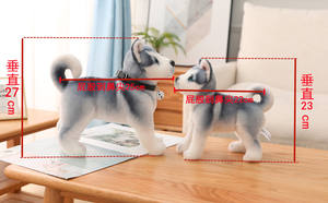 Juguete de peluche cachorro perro <span class=keywords><strong>Akita</strong></span> Inu muñeca <span class=keywords><strong>Husky</strong></span> trapo muñeca almohada niños regalo al por mayor - Product Image 6