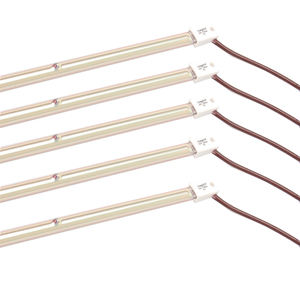 Lâmpada infravermelha chapeada ouro do calor do ouro da onda curta do halogênio 5000H do elemento para o aquecimento - Product Image 1