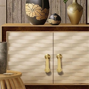 Modern Bronze Oval Cabinet Door Handle for Wardrobe Surface Mounted Single Hole <b>Small</b> Furniture Knob - Product Image 4