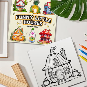 Nhà nhỏ vui vẽ cuốn sách dễ thương tiểu nghệ thuật vẽ cuốn sách sáng tạo hay thay đổi cuốn sách vẽ cho trẻ em - Product Image 4