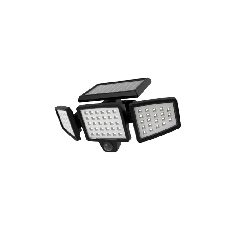 3 Heads 35w Waterproof Ip65 Detecor Outdoor New Motion Sensor Lights With Solar Panel