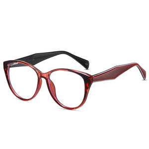 Monturas de Gafas TR87236 Butterfly con Bloqueo de Color, Montura Completa, Protección Anti-Luz Azul, Unisex, Patillas de Acetato - Product Image 1