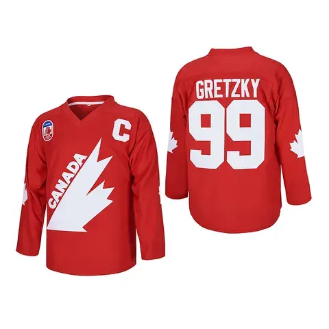 2024 Último producto Impresión por sublimación Secado rápido OEM Deportes Hombres Cuello en V Rayas Tallas grandes Hombres Camiseta de hockey sobre hielo