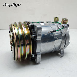 รถแทรคเตอร์คอมเพรสเซอร์แอร์รถยนต์สำหรับ SD508 12V 24V 2ร่อง V - Product Image 2