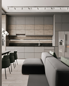 Armoires de cuisine de luxe avec portes et tiroirs SoftClose - Product Image 6