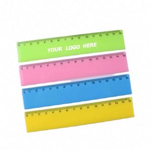 Regla Promocional de Plástico de 6 Pulgadas con Color Personalizado y Logotipo Impreso para Estudiantes y Eventos - Product Image 1