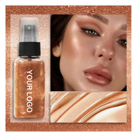 Marque Privée – Enlumineur Liquide Scintillant Effet Fée – Imperméable Corps et Visage – Végétalien – Sans Cruauté Animale – Plusieurs Couleurs – Logo Personnalisé – Couleurs DIY – Minéral