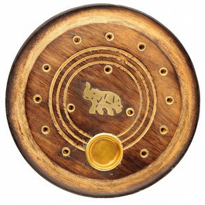 Soporte de varillas de incienso de sándalo hecho a mano de primera calidad y recogedor de cenizas artesanal indio ecológico religioso precio de fábrica modelo No-23 - Product Image 1