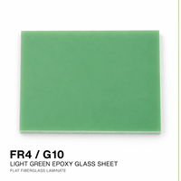Planche en fibre de verre vert clair LEADWIN avec résine époxy pour l'isolation des équipements électriques