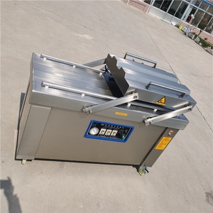 Machine d'emballage automatique à double chambre pour maïs sucré, viande de bœuf cuite, zongzi - Pompe à <span class=keywords><strong>vide</strong></span> à lit <span class=keywords><strong>plat</strong></span>, économie d'énergie - Product Image 2