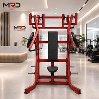 MRD Commercial Machine de Presse Inclinée Convergente Indépendante, à Charge par Plaques d'Acier, Poids Réglables, pour la Force du Haut du Corps