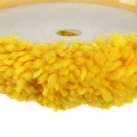 Tampon en laine 3 ''Hook & Loop Grip, pour polisseuse, tampon de précision automobile, matériau 100% laine