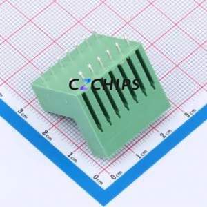 KF2EDGVT-3.5-2*7P Plug-in Terminal Block Through hole,P=3.5mm Connector Board-to-Board / Socket - Closed 2x7P 3.5mm Green - Product Image 2