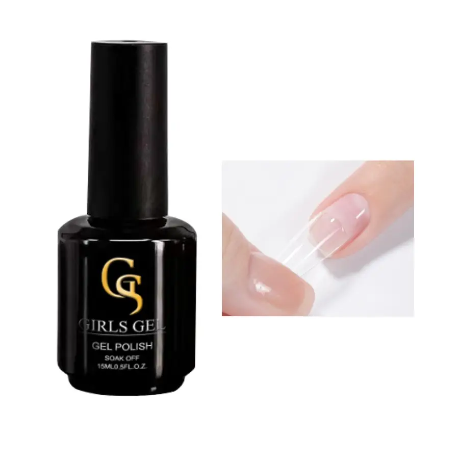 GS Girlsgel Solid Nail Art Glue Long Lasting Soft Solid Press On Nail Extension Tips Gel Nail Glue