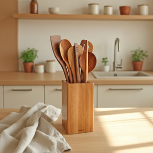 <b>Utensils</b> <b>holder</b> combines natural beauty and food-safe durability, perfectly organizing your <b>kitchen</b> essentials with timeless - Product Image 4