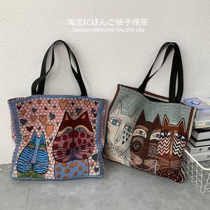 Euro-American Printed <b>Canvas</b> Lining European Tote Portable Fashion Mommy <b>Large</b> Capacity Hua Cheng <b>Bag</b> - Product Image 2