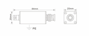 Dispositif de <span class=keywords><strong>parafoudre</strong></span> de TY-BNC de TYCOTIU IP20 degrés de protection contre la foudre <span class=keywords><strong>prise</strong></span> BNC coaxiale - Product Image 3