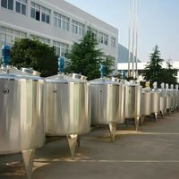 Cuve de mélange industrielle en acier inoxydable 600L avec agitateur à engrenages automatique à moteur AC pour peinture, à économie d'énergie